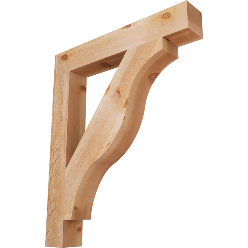 Support pour scie brute brute l 6 po x P 40 po x H 48 po, cèdre rouge de l'Ouest, Cèdre rouge, H 48 po x l 6 po x P 40 po
