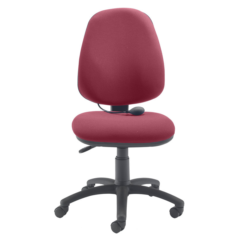 Polyester Blend Office Chair, Claret
