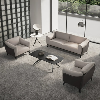 Solid wood simple sofa tea table combination