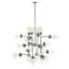 Lustree linéaire 20 lumières spoutnik modern Grantham