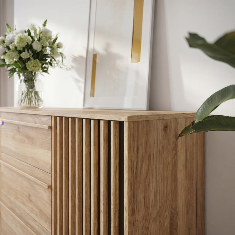 Zaria 163 cm W Plastic Sideboard