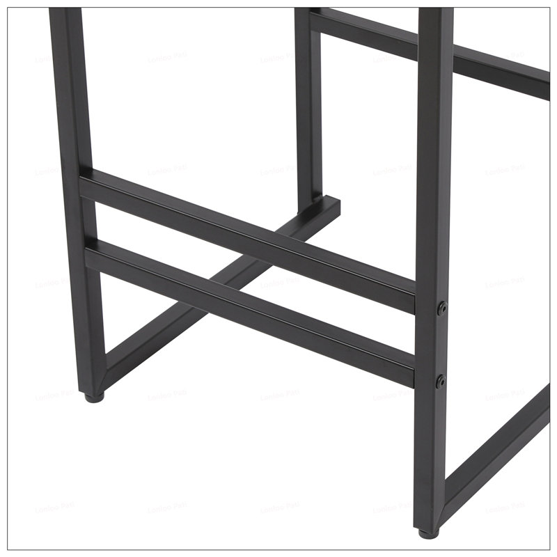 2 tabourets de bar tissés, Blanc