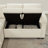 L-Shaped Chenille Sectional With 7 Seats, Storage, Beige, 97 Inch For Living Fabric Storage , Beige Room