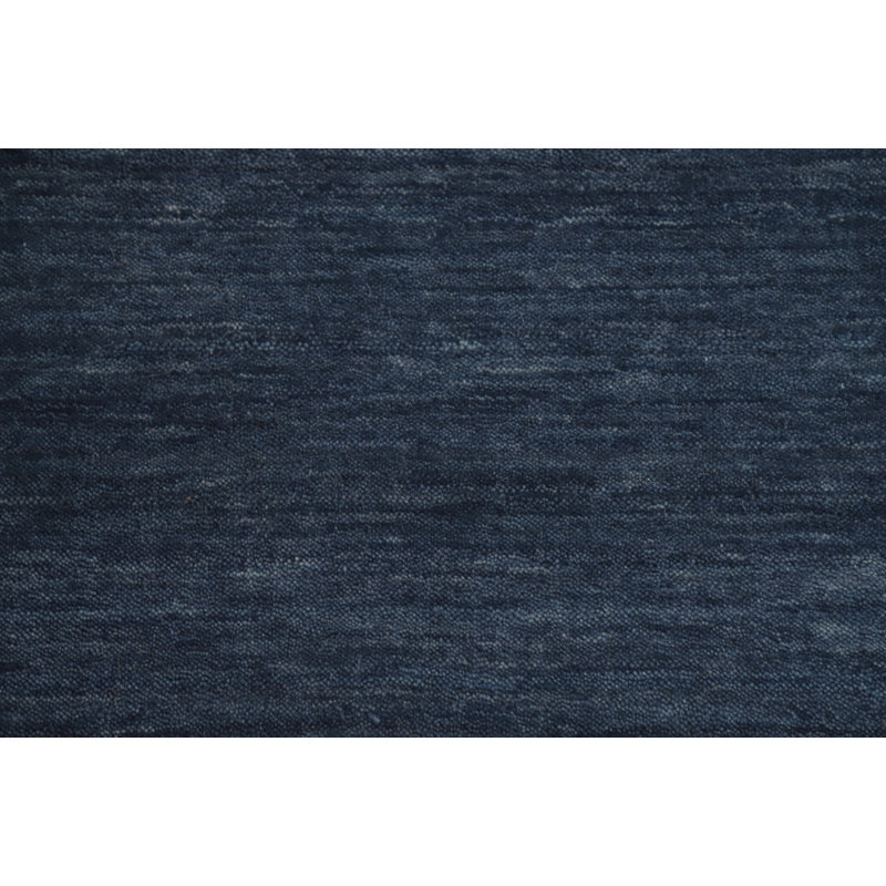 Tapis bleu indien tribal 6 x 6