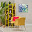Giclée encadrée de jardin bleu fantaisiste, design par Kay Widdowson-228581382-228581376