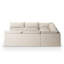 Canapé modulaire d'extérieur en U avec coussins Finette-87547822