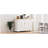 54inch Large Kitchen Island with Rubber Wood Drop Leaf, Embossed Texture Rolling Kitchen Cart on 4 Wheels with 4 Doors and 3 Drawers, Kitchen Island with Storage for Kitchen, Dining Room,White-1962654925