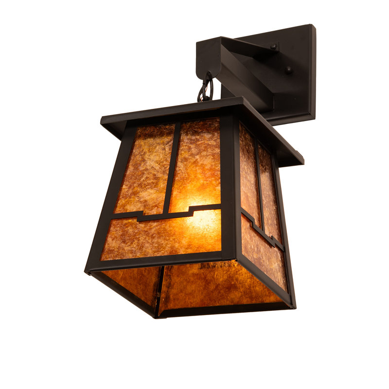 7" Wide Bungalow Lantern Wall Sconce