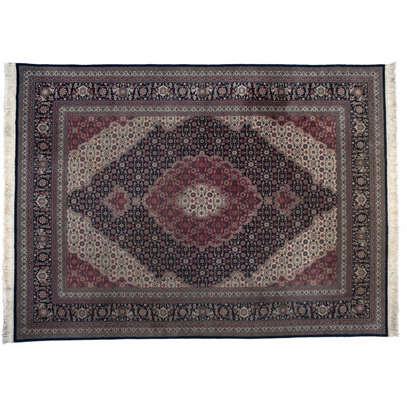 One-of-a-Kind Rectangle 9' X 12' Hand Knotted Area Rug