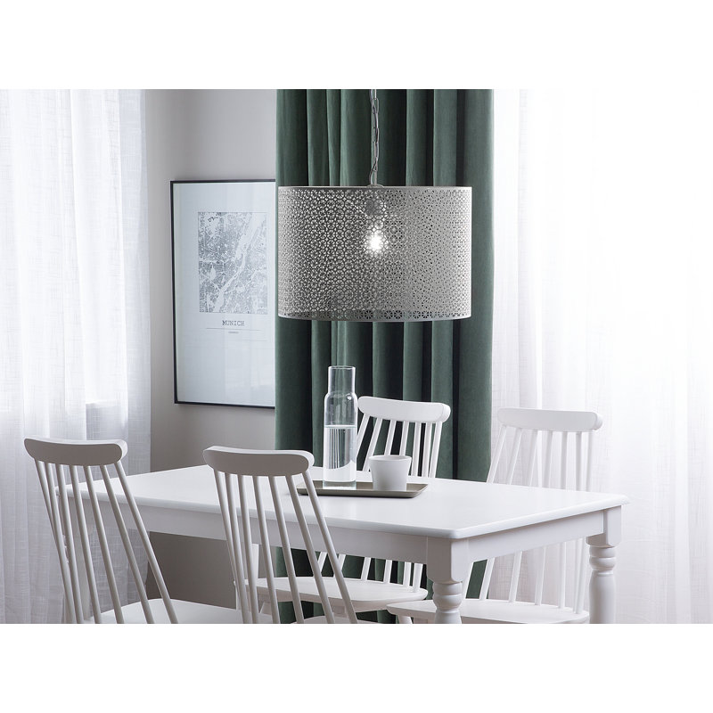 Beamon 1 - Light Painted Drum Pendant