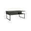 Table basse à plateau relevable Juvve, une tablette, espresso carbone