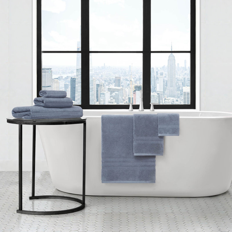  Sofia Bath Towels 6-Piece, Blue