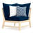 Paulet 9 Piece Sectional Seating Group With Sunbrella Cushion Covers-905535979