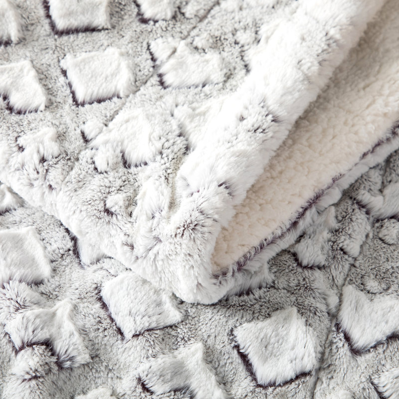  Couverture en fausse fourrure Dreamy, l 50 po x L 60 po