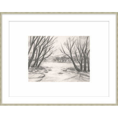 Rolling Landscape 3, reproduction d'art encadrée
