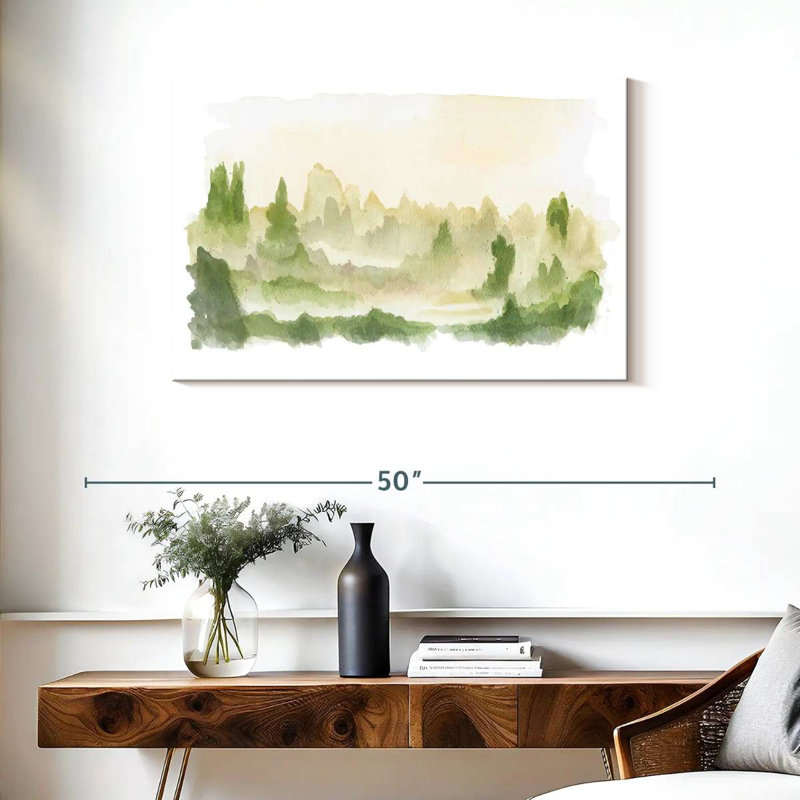 Avery Green Beginnings, 24" H x 36" W