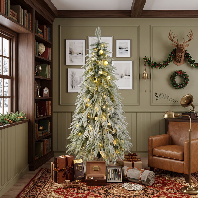 Arbre de Noël artificiel avec lumières DEL
