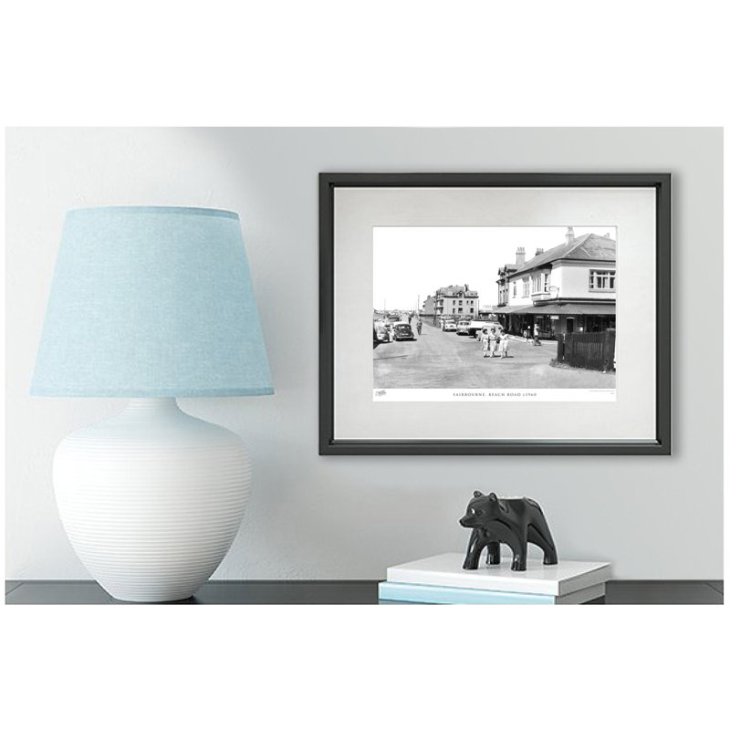 Fairbourne, Beach Road C1960 - Single Picture Frame Print, 60cm H x 80cm W x 2.3cm D