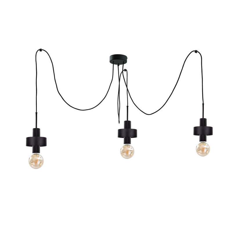 Bernda 3 - Light Cluster Pendant, Black