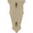6"W x 4"D x 11"H Alpine Corbel, Rubberwood-57862713