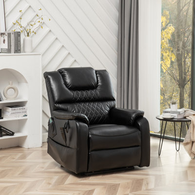 35.5'' Wide Power Lift Recliner Chair With Heat and Massage