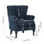 Upholstered Armchair-1465802679