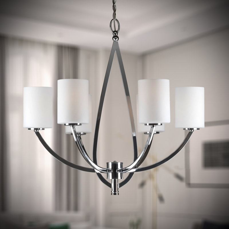 Lunsford 6 - Light Dimmable Classic / Traditional Chandelier