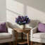 Lilac Arrangement in a Round Fiberstone Pot