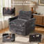 Ensemble de canapé modulaire moelleux 5 pièces avec fauteuil pivotant-1277674113