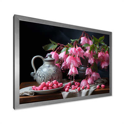 Nature morte bouquet de fuschia