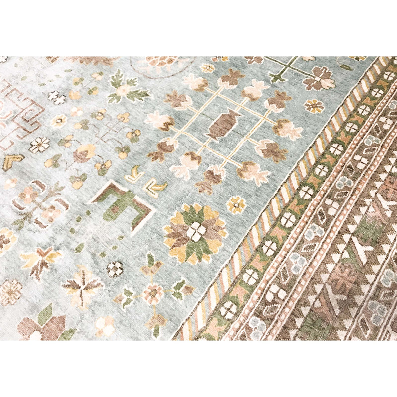One-of-a-Kind 9'10" X 13'9" Hand Knotted Area Rug