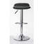 Swivel Upholstered Adjustable Height Counter Stool with Metal Frame