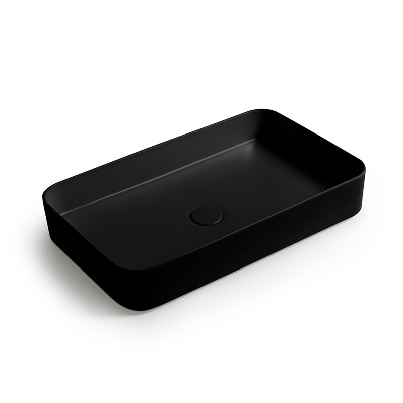 Mood 25.3 in. L Bathroom Sink, Matte Black