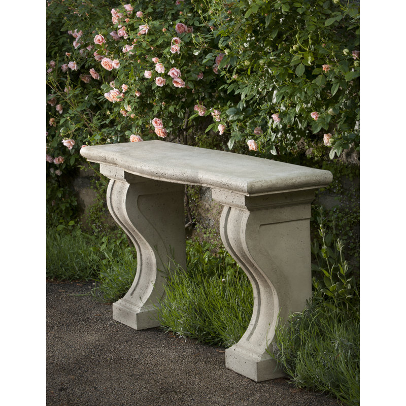 60'' Stone Top Console Table, Ferro Rustico Nuovo