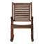 Chaise berçante d'extérieur en bois massif Raiah-647346808