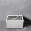 Lavabo commercial en acier inoxydable
