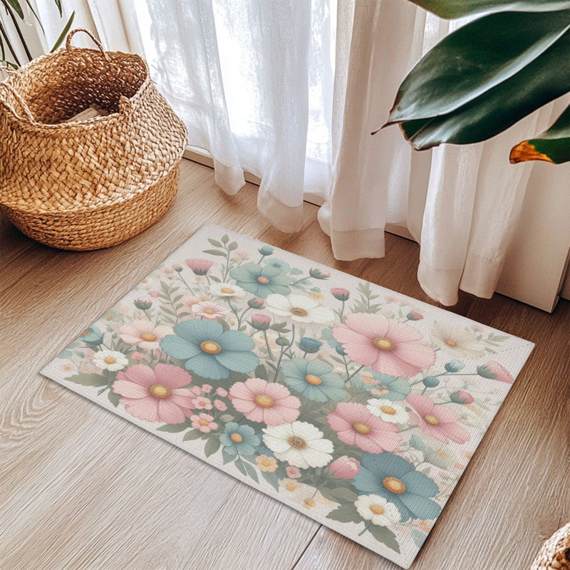 Tapis tressé Floral Wonderland, Rectangulaire 3 pi x 5 pi