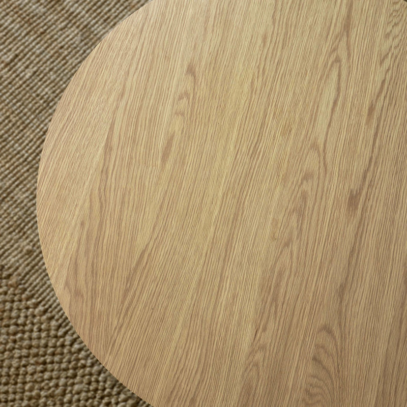 Dejania Pedestal End Table, Natural Wood