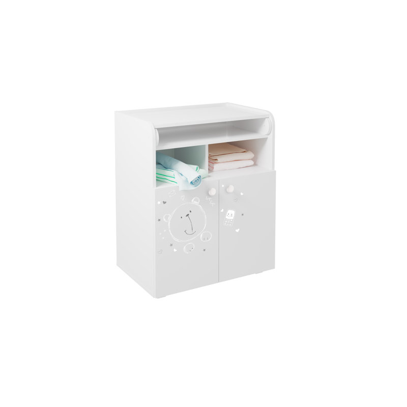 Aarav Changing Unit, White/Grey