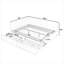 Lit plateforme tapissier double Velvet Classic