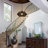 Nekoosa Aayanah 1 - Light 12.6" Dimmable Boho Hand Woven Rattan Bohemian Hemp Rope Pendant Lights with Hand-Worked Basket Shade for Bedroom Nursery Kitchen Hallway-1966841647