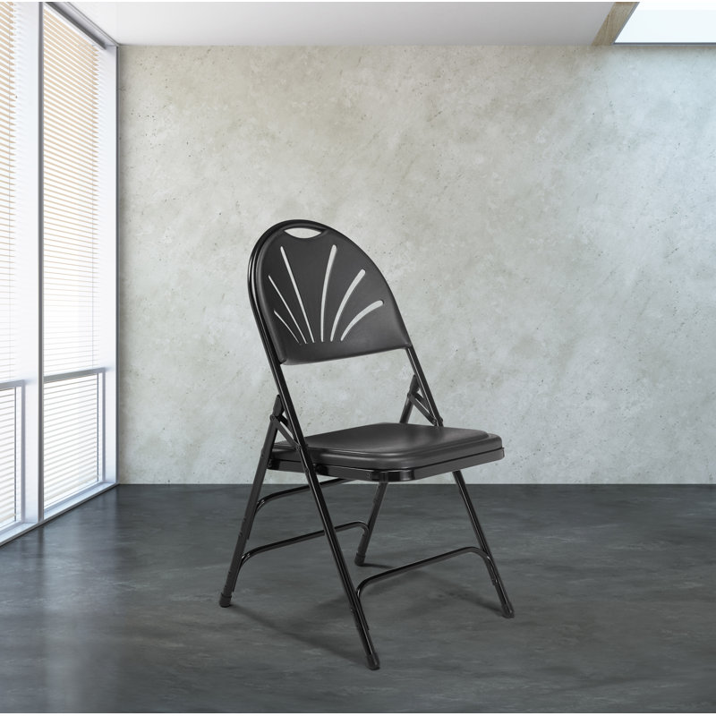 Chaise pliante NPS 1100 Series Deluxe, Noir / Noir