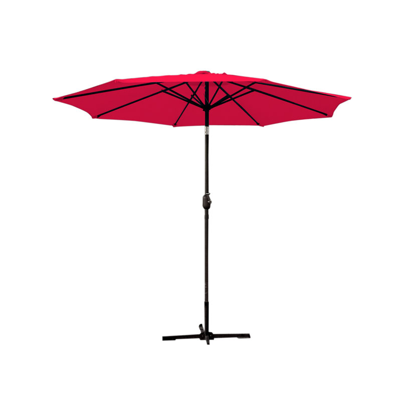 Parasol 9" Market, Rouge, Noir