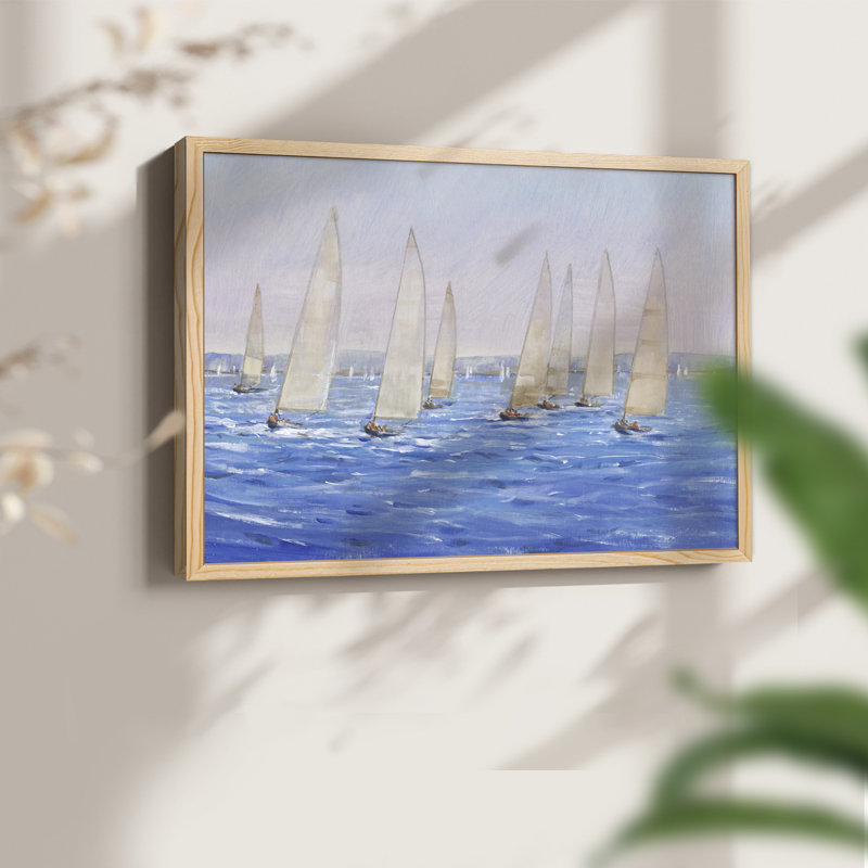 Sailing Event II -Framed Print - Restickable