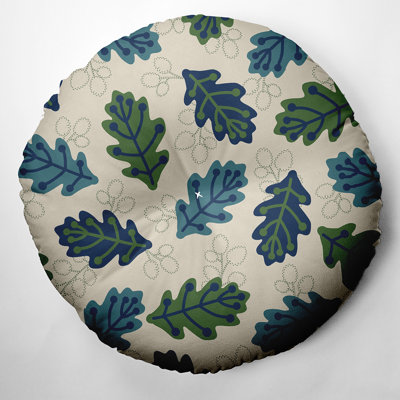 Coussin 334_Retro Leaves