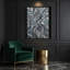 «Abstract Shapes 87», art mural sur toile grise-391169375