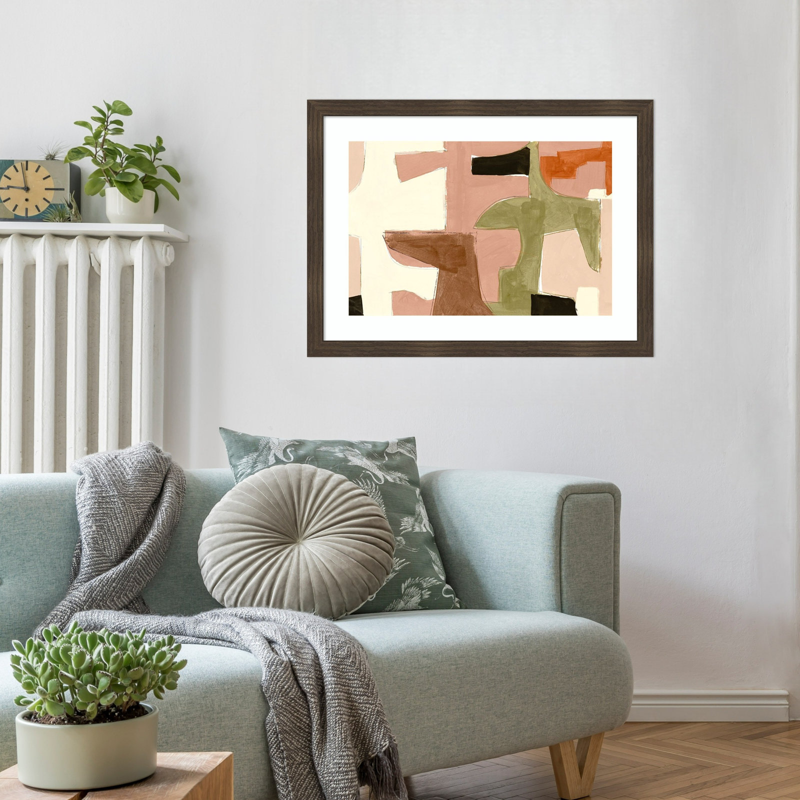 New Jigsaw I Print by Cartissi, 19" H x 26" W, Dark Brown