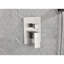 Système de douche mural - Tête de pluie 12 po Débit d'eau accru Valve de contrôle de la simulation naturelle Finition nickel brossé Laiton et acier inoxydable Puissante expérience autonettoyante-118088802
