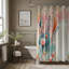 Rideau de douche Subtle Flower Art - Premium-680111748