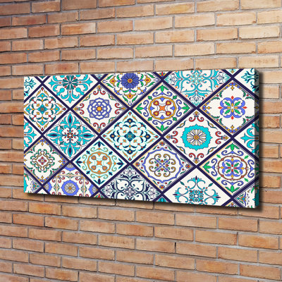 Ceramic Tiles - Wrapped Canvas Print